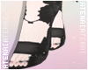 ❄ Blk Butterfly Heels