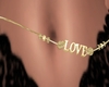 GOLD LOVE BELLY CHAIN