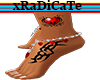 Tribal Heart Ankle 