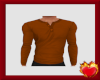 B Orange Casual Sweater