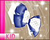 KID Blue Hair Bow