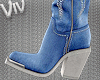 Cowgirl Denim Boots
