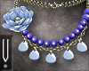-V- Indira Necklace Blue