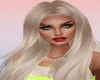 Flowing blonde S  hair