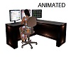 Ani desk with 3 monitors