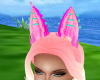 Hot Pink Fox Ears