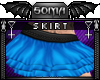 `x: Rave: Skirt Blue