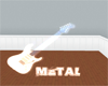 Guitar Metal Glass Wall