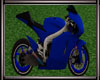 *L* Blue Motorcycle