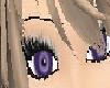 Bright purple eyes