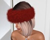 Cos red winter head band