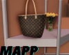 Brown LouisV Tote Bag