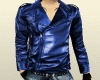 Blue Leather jacket