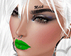 Skin Green Lips