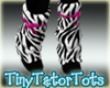 Zebra Sweater Boots Kids