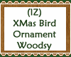 Bird Ornament Woodsy