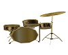 Elegant Gold Drums Set