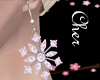 snowflake queen earrings