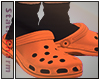 Electric Orange Crocs