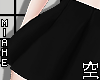 空 Skirt Black 空