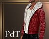 PdT Red Leather Jacket M