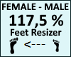 Feet Scaler 117,5%
