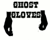 GHOST COSTUME GLOVES M