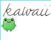 PR. Kawaii Green Frog