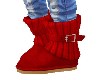 RED SNOW BOOTS