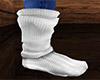 White Socks Slouchy (M)