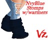 Nvy Blue Warmer Boots