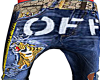 OFF Jeans + Gucci Belt