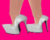Satinesque Iced Pumps