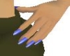 dainty blu shine nails