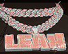 leah custom name chain