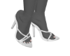 KTN White Heel Sandals
