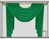 Green Swag Curtain