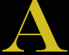 Gold  Letter A
