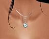 Necklace crystal drop 1