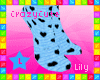 !Lily HighSox Blu Hearts