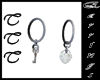 TTT Lock n Key Earrings