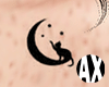 Ⓐ Moon Cat Tattoo