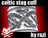 Celtic Stag Cuff L