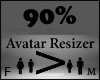 90% AVATAR SCALER