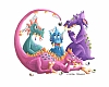pastel dragons