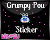 MS*2U GRUMPY POU BADGE