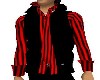 Black Red Down Jacket