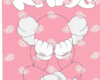 Pink Kaws. cutout . sec