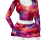 Colorful fire skirt