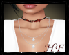 ^HF^ Silver Necklace